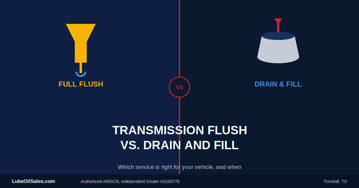 Transmission Flush vs. Drain and Fill
