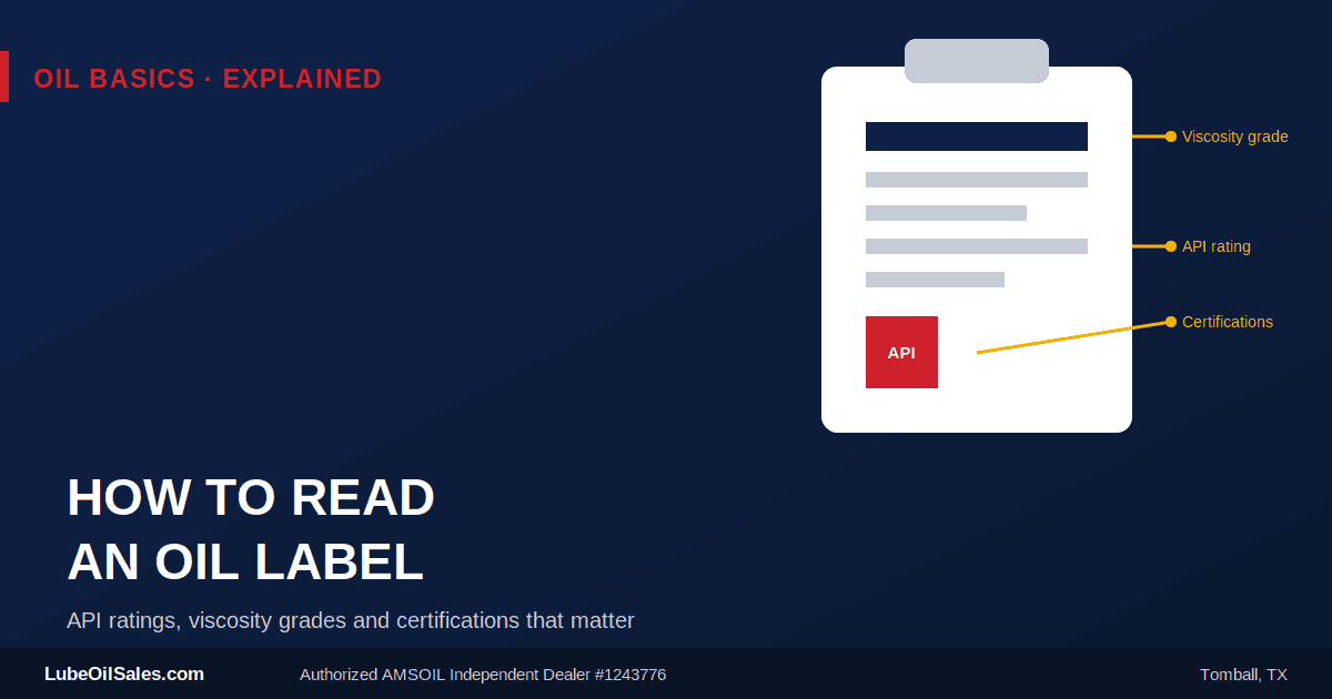 How to Read an Oil Label
