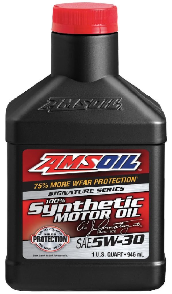 Is Synthetic Oil Better for the Environment? 1 Is synthetic oil better for the environment? AMSOIL Signature Series 100% Synthetic 5W-30 quart bottle